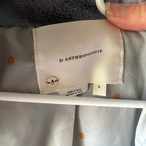 NWOT Anthropologie - Moonlight faux fur jacket sz Lrg - Picture 3 of 3